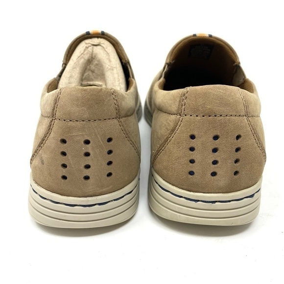 Dunham Craig Dun Taupe Nubuck Slip on Loafer - Picture 5 of 8